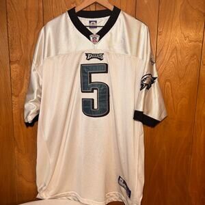 Donovan McNabb 2002 Reebok NFL Authentic Jersey Philadelphia Eagles Size 56 XXL